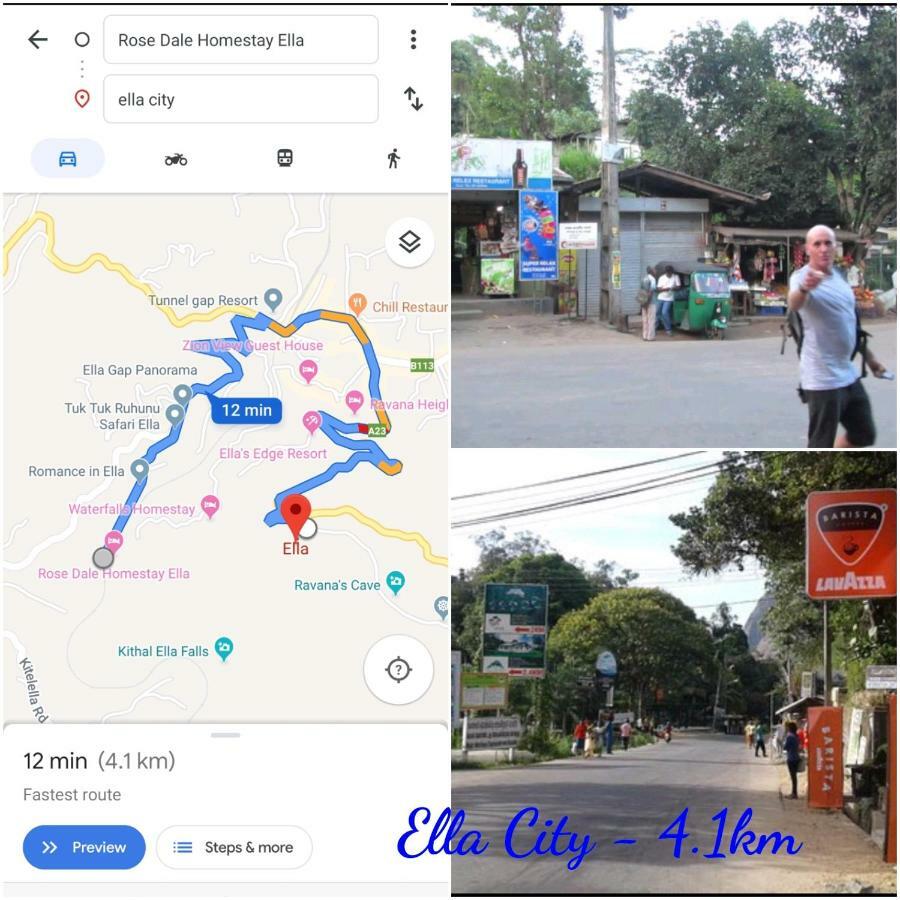 Rose Dale Homestay Ella Εξωτερικό φωτογραφία