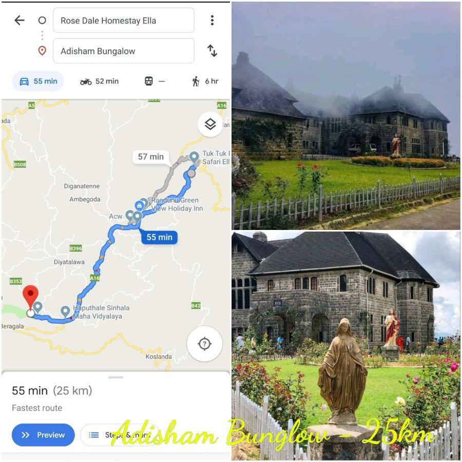 Rose Dale Homestay Ella Εξωτερικό φωτογραφία