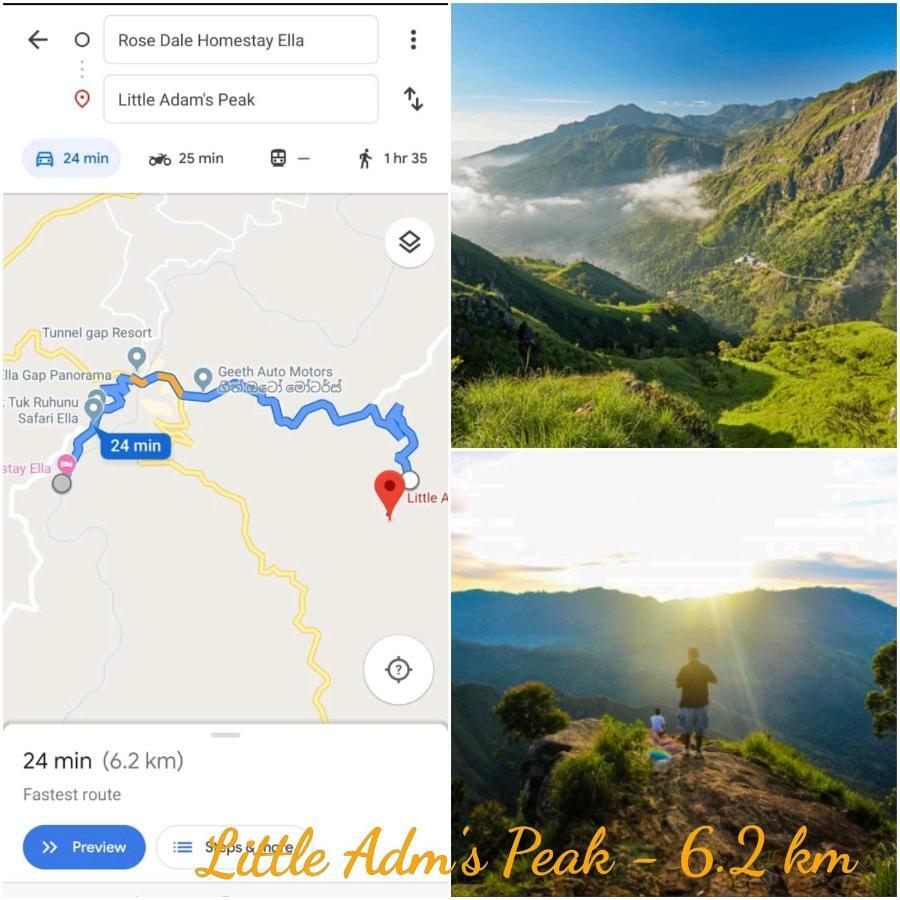 Rose Dale Homestay Ella Εξωτερικό φωτογραφία